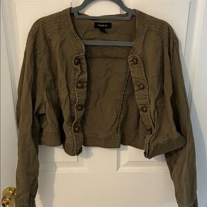 Torrid Women's Khaki Utility Jacket